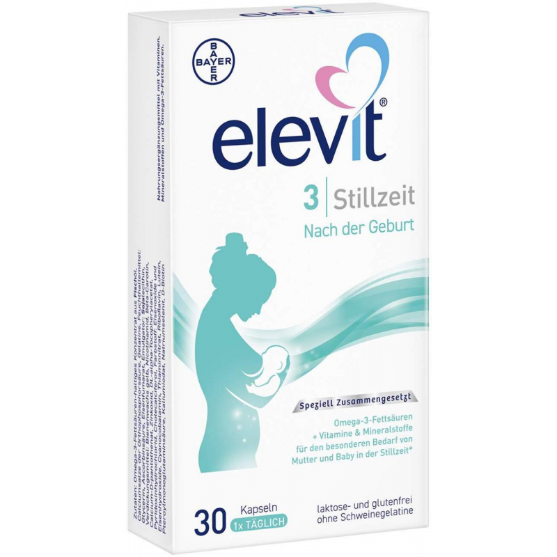 Elevit 3 Stillzeit 30 Weichkapseln
