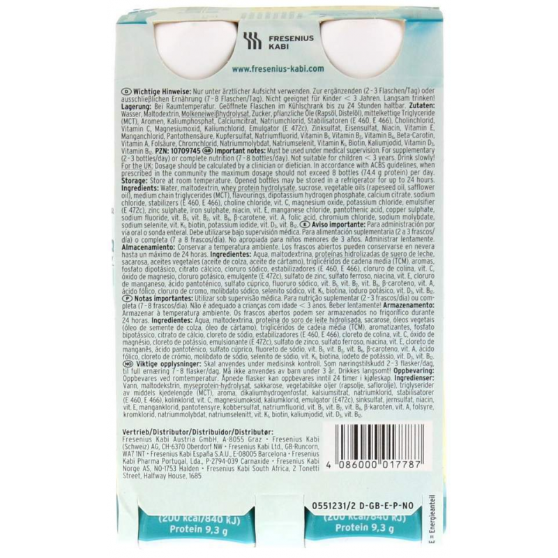 Survimed Opd Drink Vanille Trinkflasche 4 X 200 ml