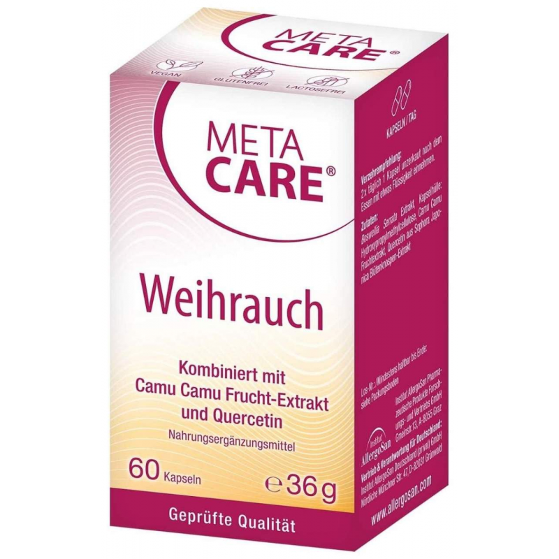 Meta Care Weihrauch 60 Kapseln