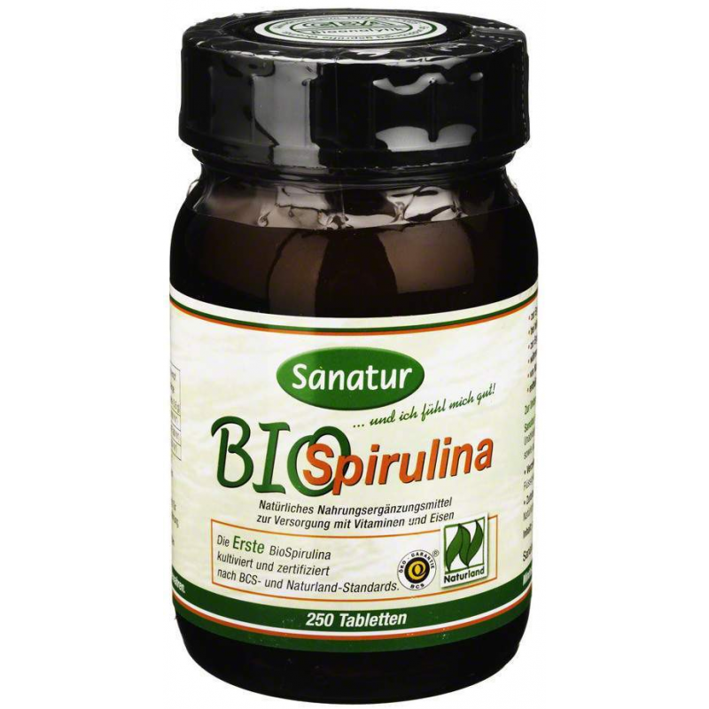 Biospirulina Aus Ökologischer Aquakultur Tabletten 250 Tabletten