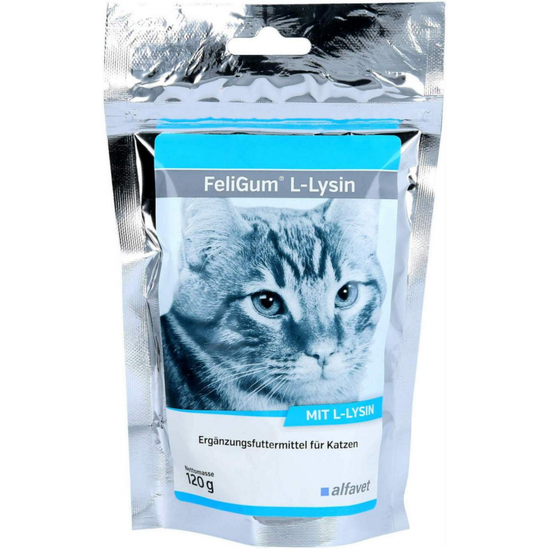 Feligum L-Lysin Kaudrops F.Katzen 120g