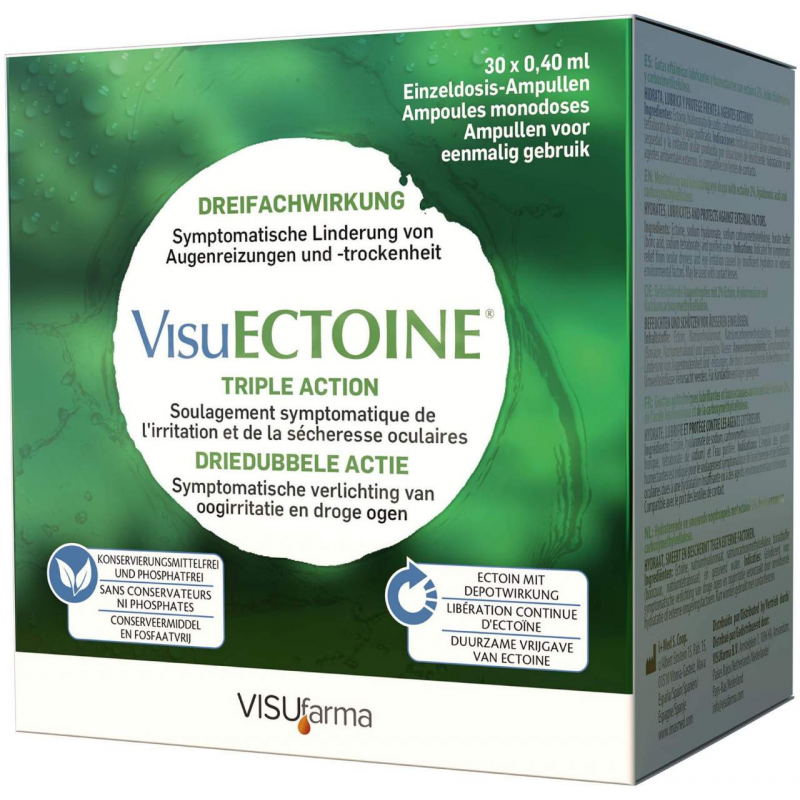 Visuectoine Augentropfen 30 X 0,4 ml
