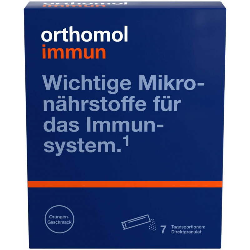Orthomol Immun Direktgranulat Orange 7 Stück