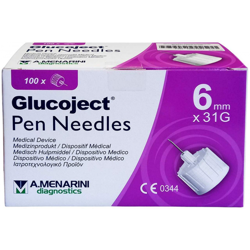 Glucoject Pen-Nadeln 31 Gx6 mm 0,25 mm
