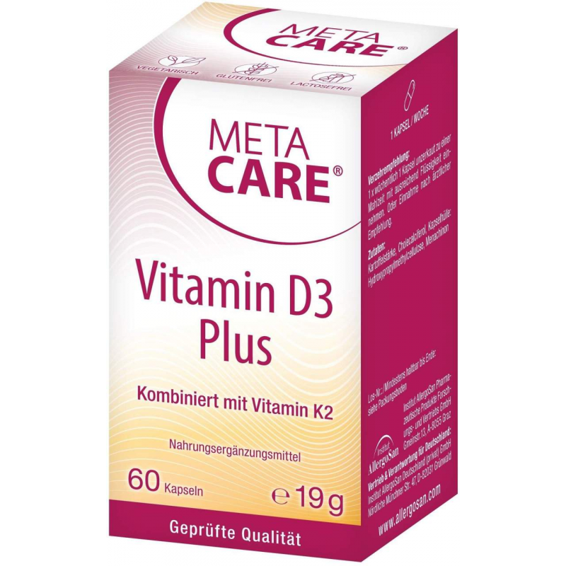 Meta Care Vitamin D3 Plus 60 Kapseln