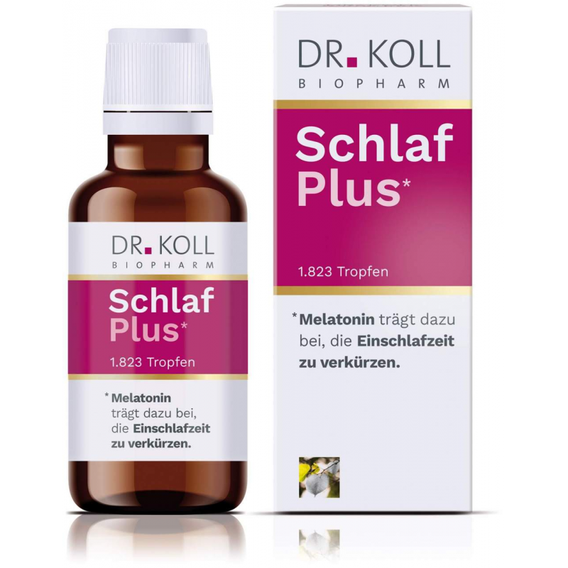 Schlaf Plus Dr.Koll Gemmo Silberlinde Melatonin Tropfen 50 ml