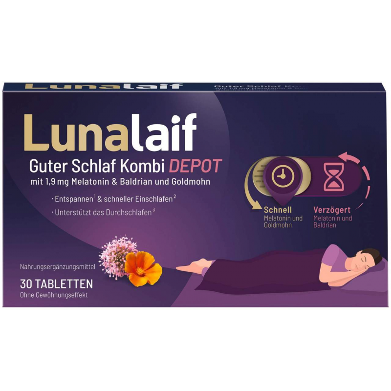 Lunalaif Guter Schlaf Kombi Depot 30 Tabletten