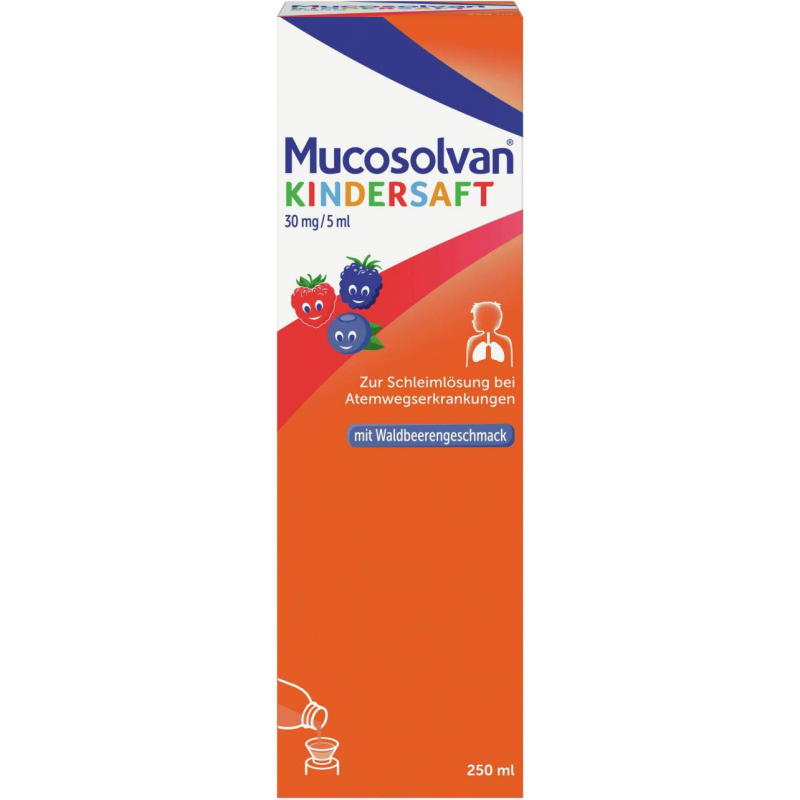 Mucosolvan 250 ml Kindersaft 30 mg je 5 ml