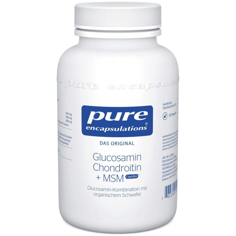 Pure Encapsulations Glucosamin + Chondroitin + Msm 120 Kapseln