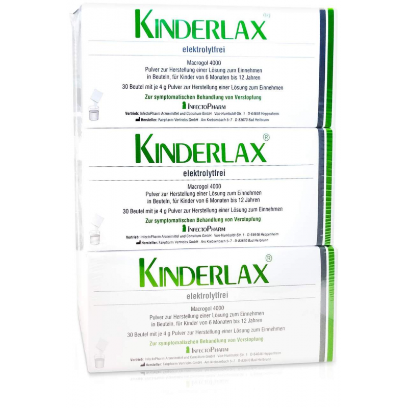 Kinderlax Elektrolytfrei 3 X 30 Stück