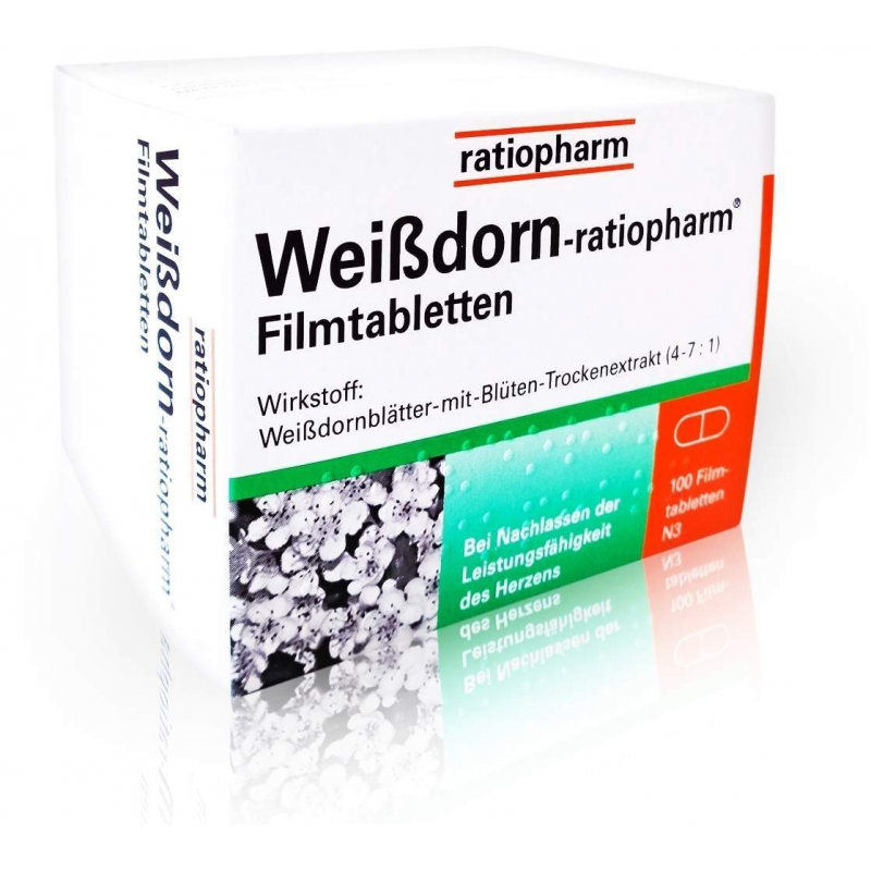 Weissdorn Ratiopharm 100 Filmtabletten