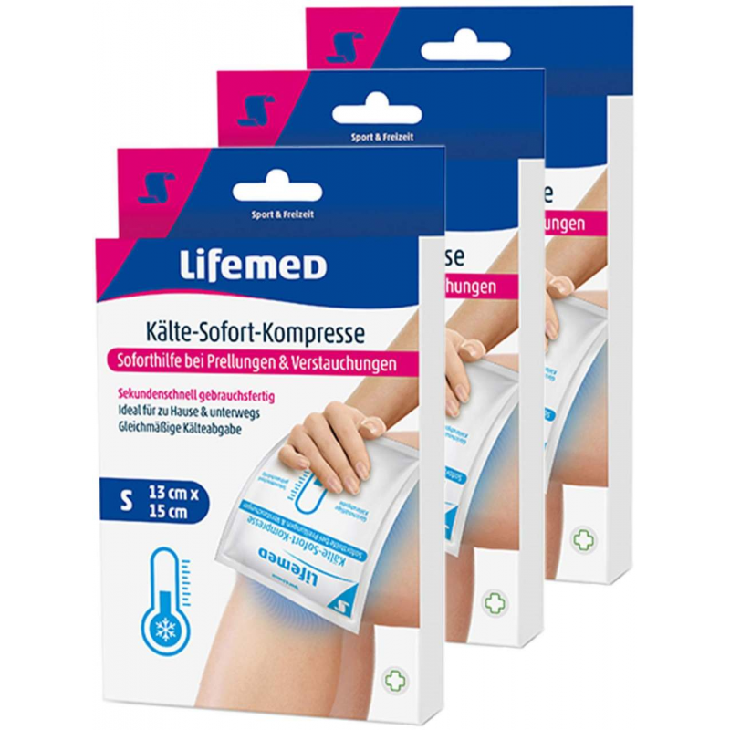 Kälte-Sofort-Kompresse 3er-Set