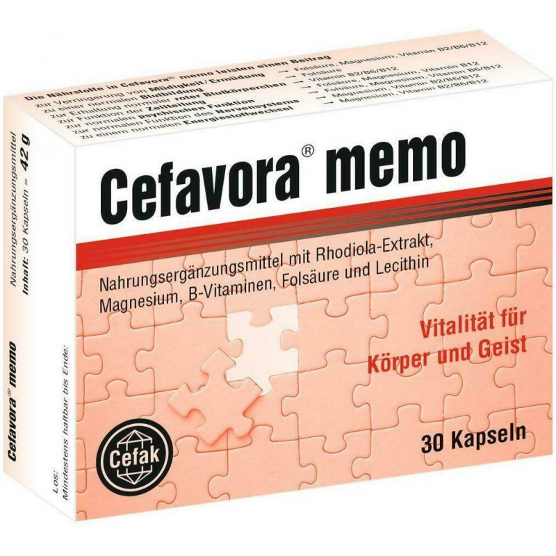 Cefavora Memo 30 Weichgelatinekapseln