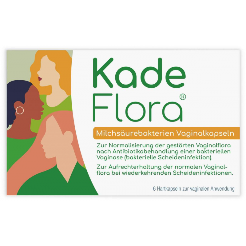 Kadeflora Milchsäurebakterien Vaginalkapseln 6 Stück