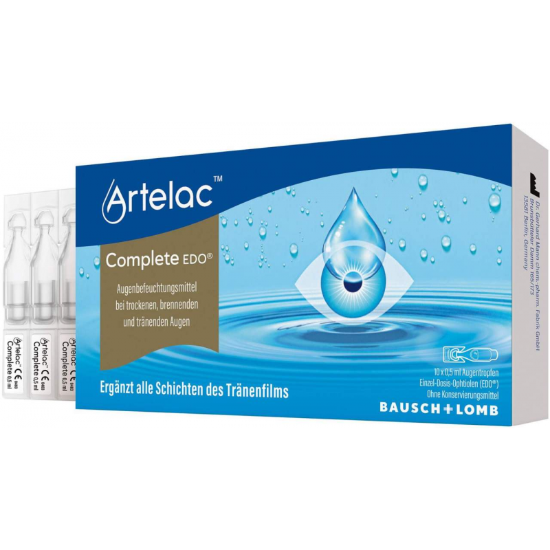 Artelac Complete EDO Augentropfen 10 x 0,5 ml