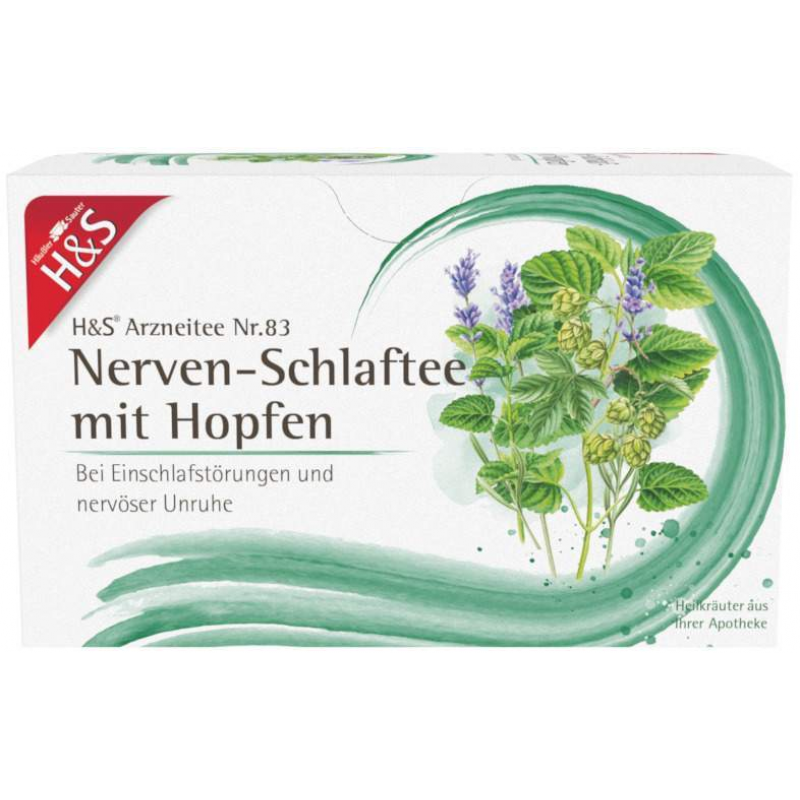 H&S Nerven - und Schlaftee Mit Hopfen 20 Beutel