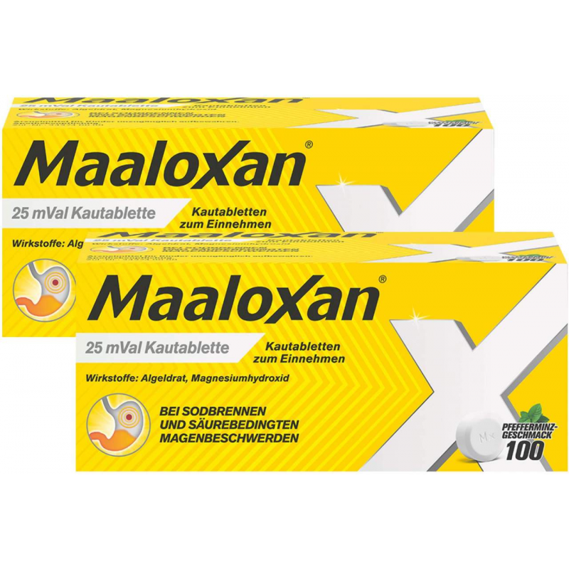 Maaloxan 25 mVal 2 x 100 Kautabletten