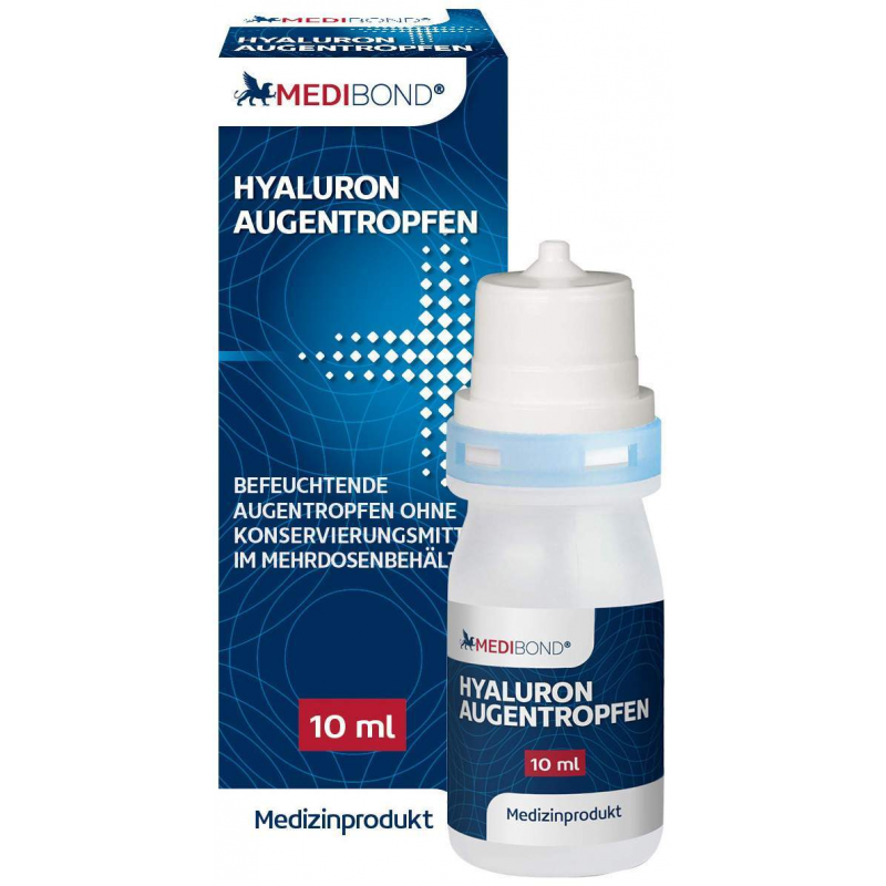 Hyaluron Augentropfen Medibond 10 ml