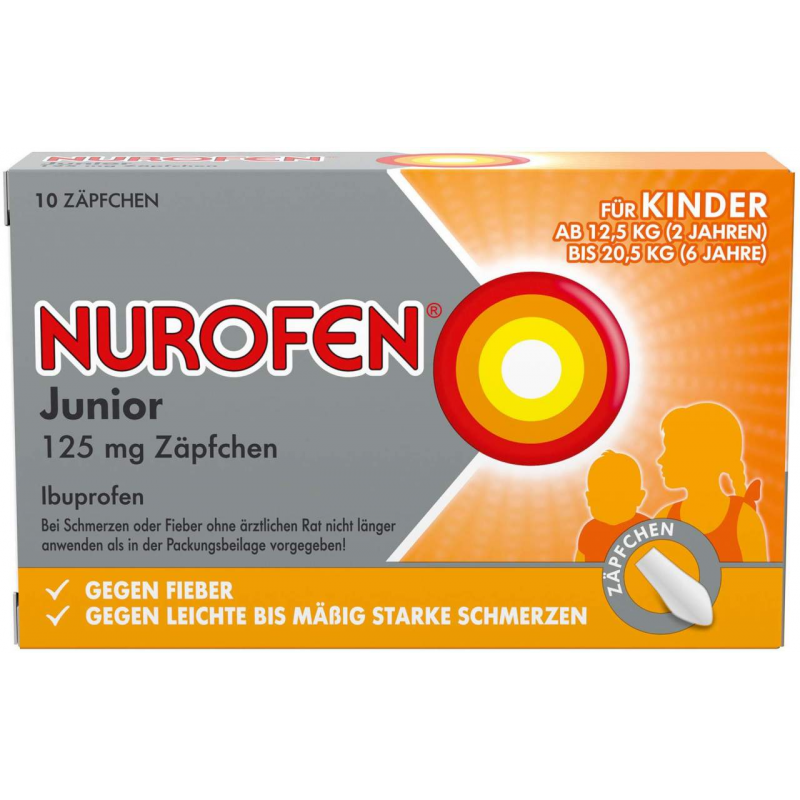 Nurofen Junior 125 mg 10 Zäpfchen