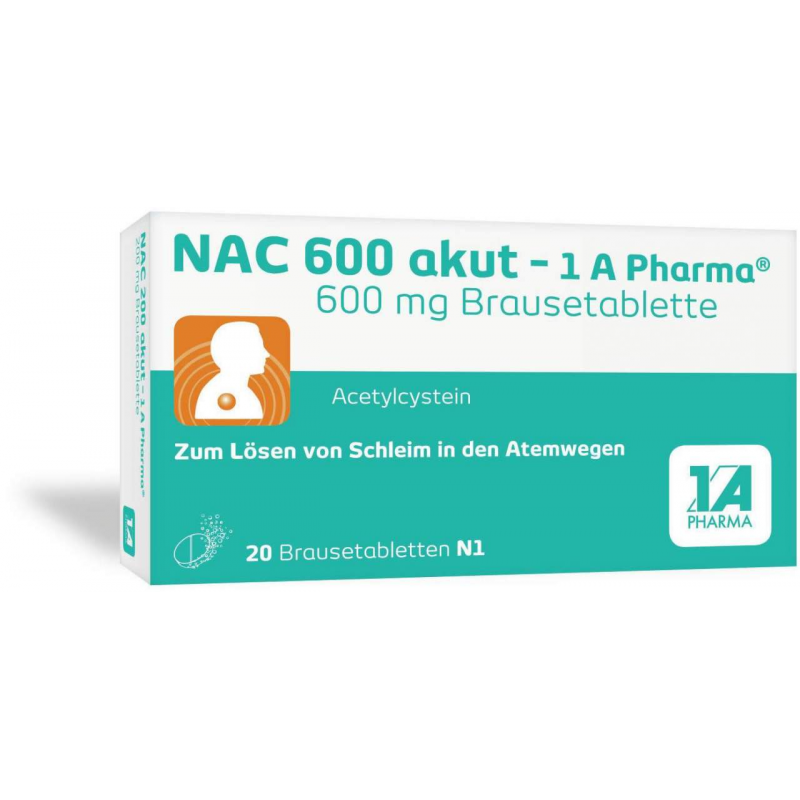Nac 600 Akut 1A Pharma 20 Brausetabletten