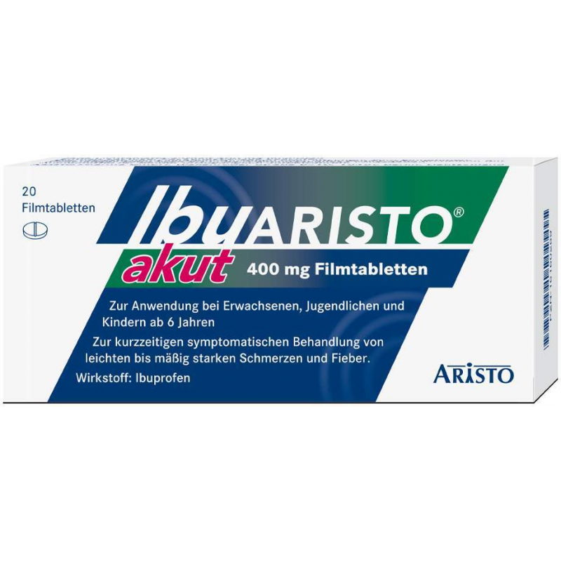 Ibuaristo Akut 400 mg 20 Filmtabletten