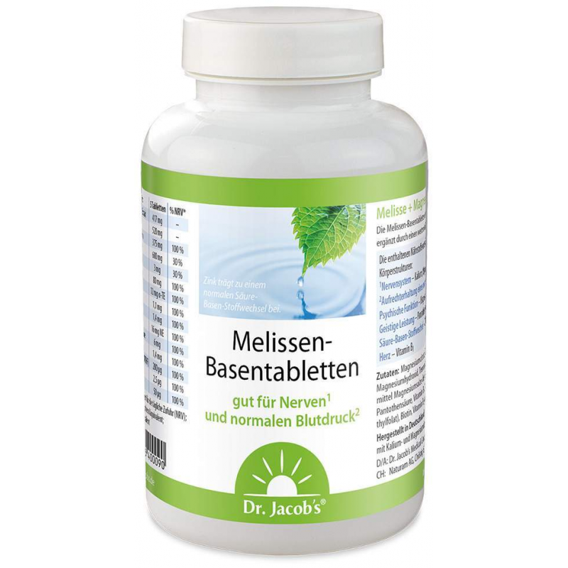Melissen Basentabletten 250 Stück
