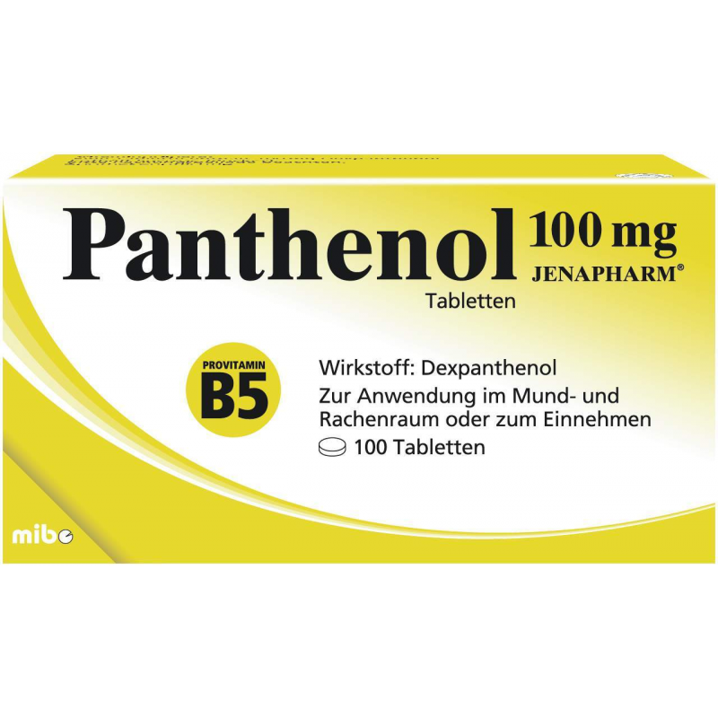 Panthenol 100 mg Jenapharm 100 Tabletten