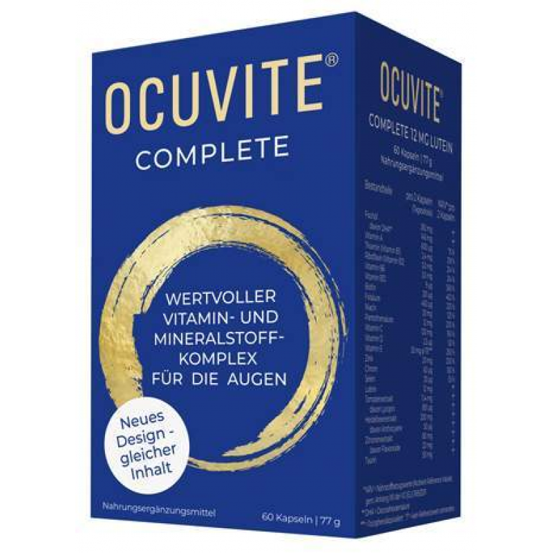 Ocuvite Complete 12 mg Lutein 60 Kapseln