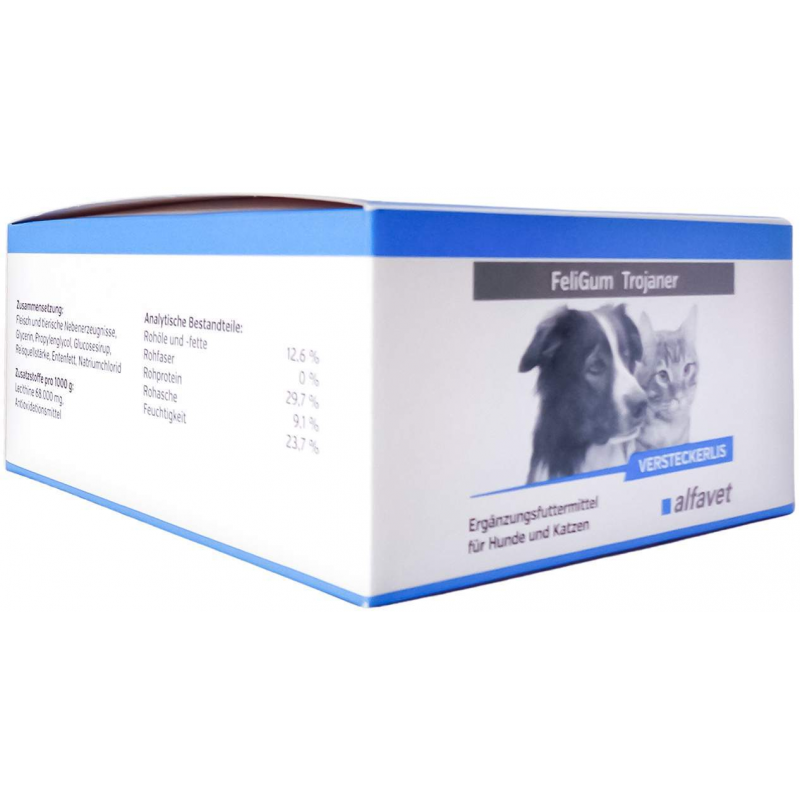 Feligum Trojaner Erg.Futterm.Pressl.F.Hund Katze 30 X 10 G