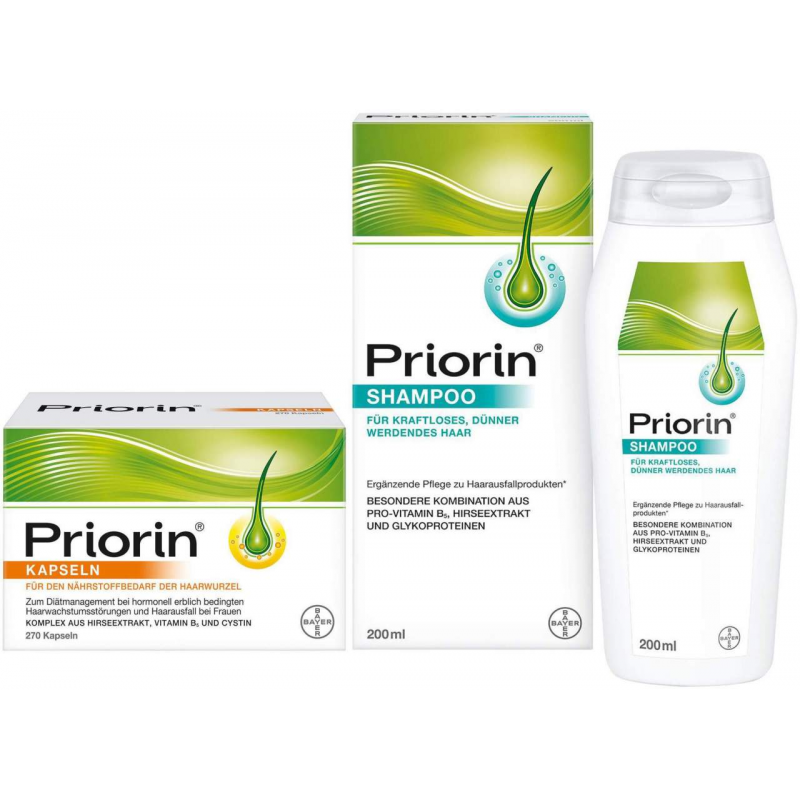 Priorin 270 Kapseln + Shampoo 200 ml