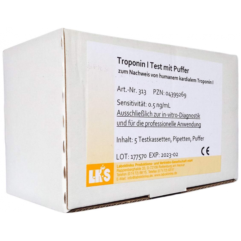 Troponin I Mit Puffer Testkassetten