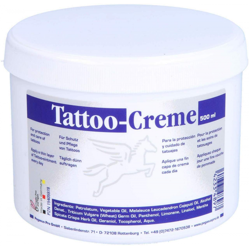 Tattoo Creme Pegasus Pro 500 ml