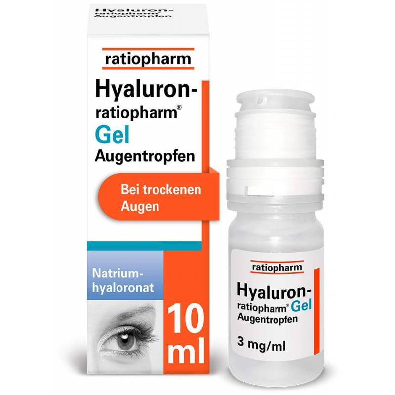 Hyaluron ratiopharm Gel 10 ml Augentropfen