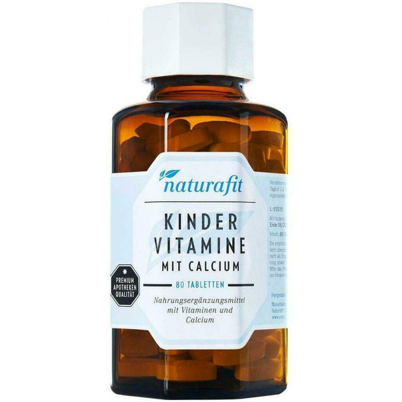 Naturafit Kindervitamine M.Calcium Lutschtabletten