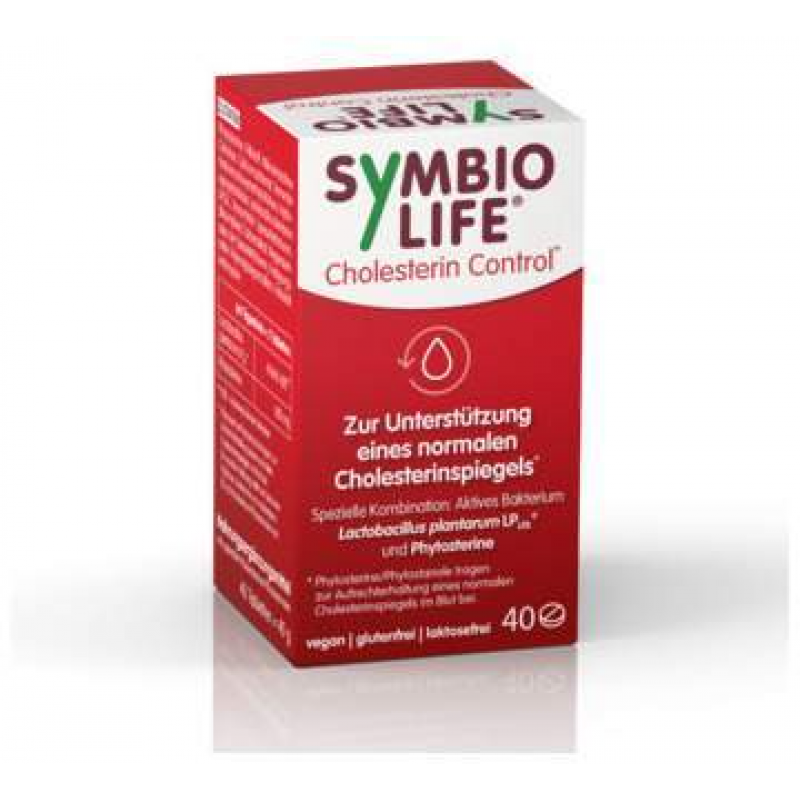 Symbiolife Cholesterin Control Mit Phytosterinen 40 Tabletten