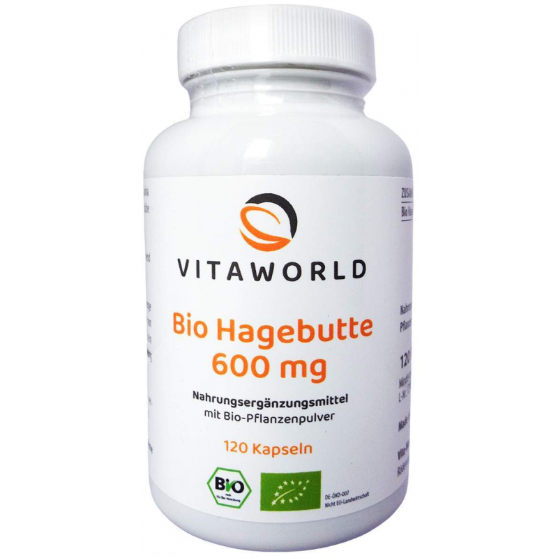 Hagebutte 600 mg Bio Kapseln