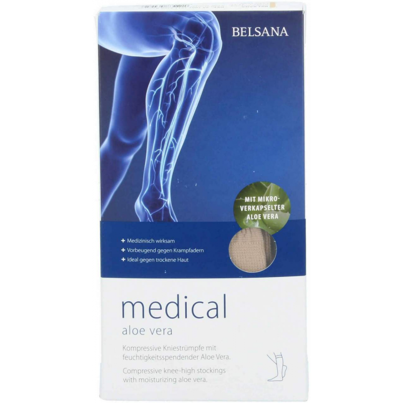 Belsana Med Aloe Ad Gr.M Gr. 36 - 38 Beige 2 Stück