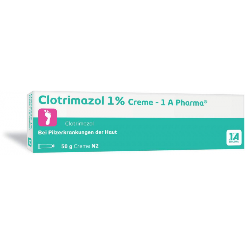 Clotrimazol 1% Creme 1A Pharma 50 g