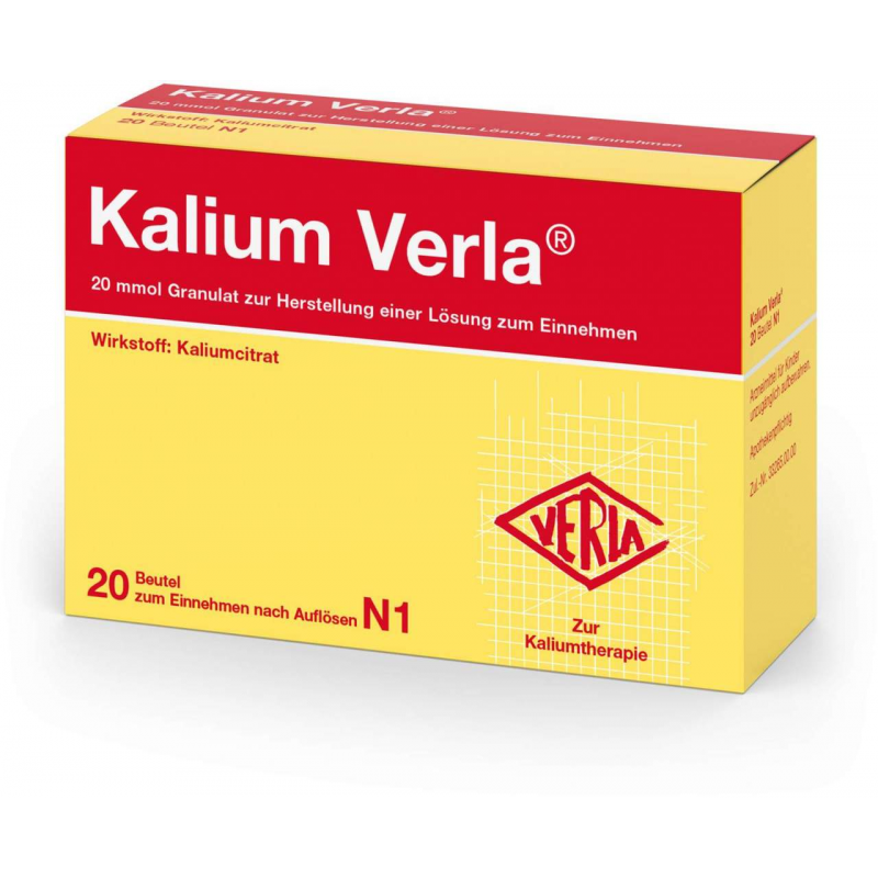 Kalium Verla Granulat 20 Beutel