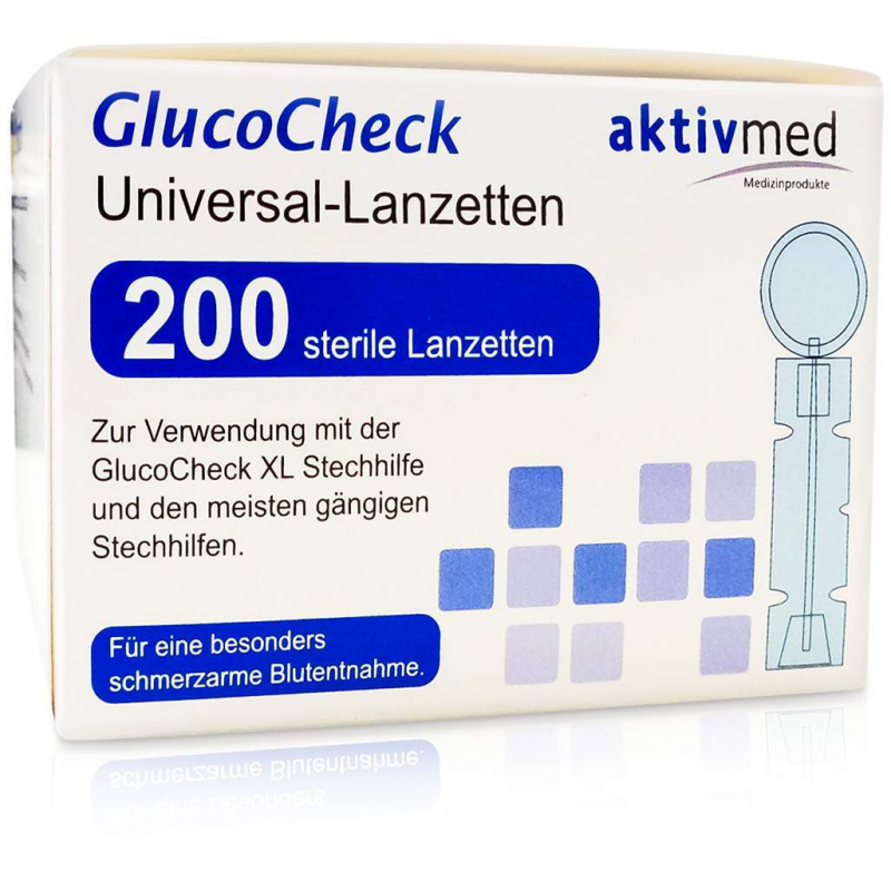 Glucocheck Universal-Lanzetten 200 Lanzetten