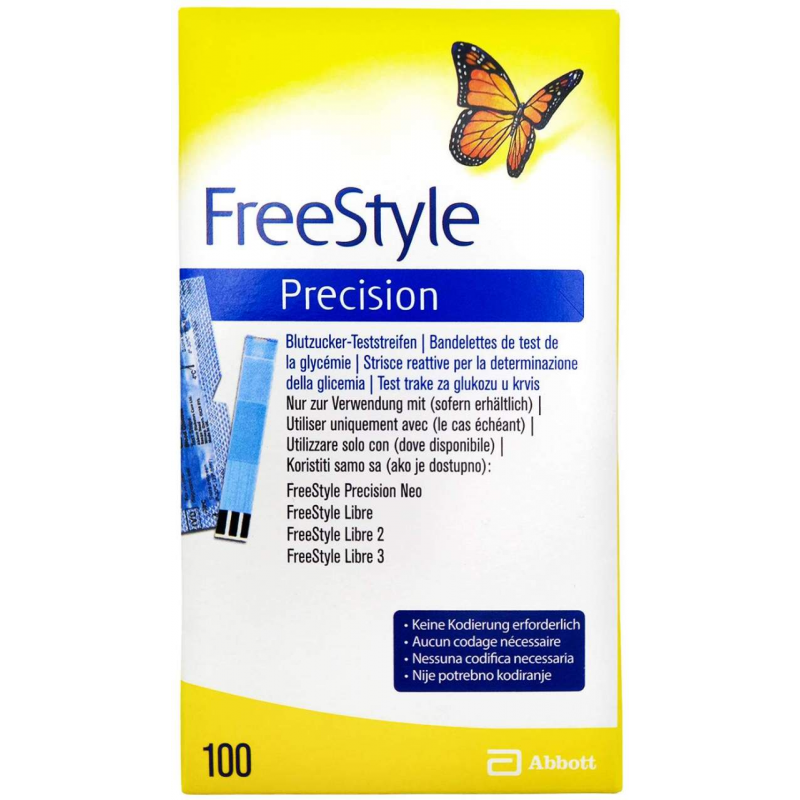 Freestyle Precision Blutzucker Teststr.O.Codierung