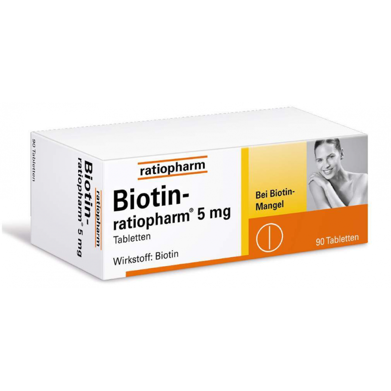 Biotin ratiopharm 5 mg 90 Tabletten