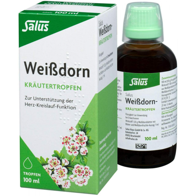 Weißdorn Kräutertropfen Salus 100 ml Flüssigkeit