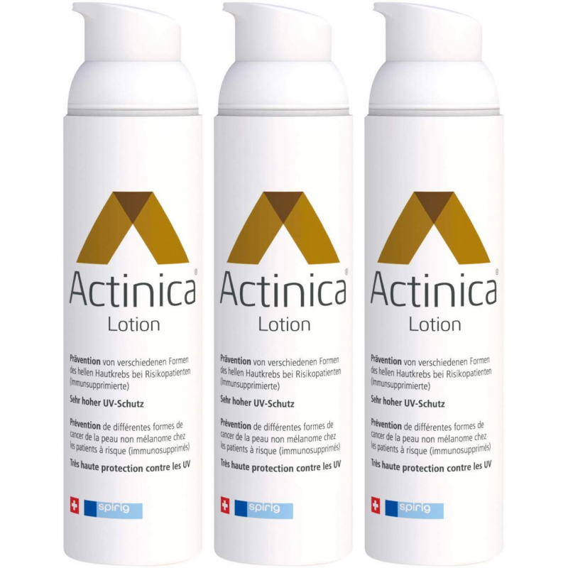 Actinica Lotion Dispenser 3 x 80 g