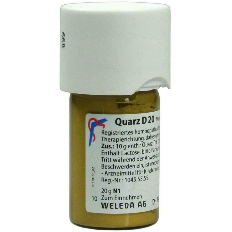 Weleda Quarz D20 20 G Trituration