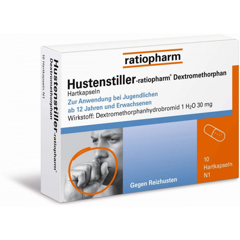 Hustenstiller-ratiopharm Dextromethorphan 10 Kapseln