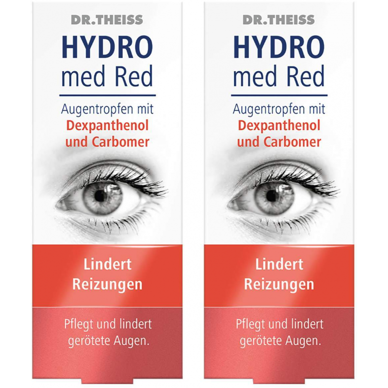 Dr.Theiss Hydro med Red Augentropfen 2 x 10 ml