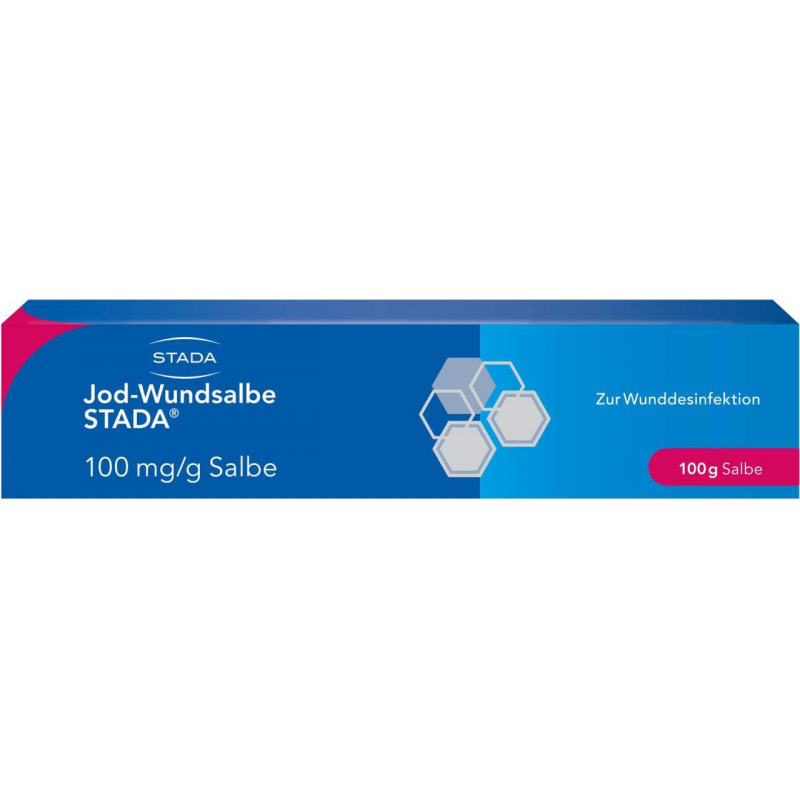 Jod Wundsalbe Stada 100 mg je g 100 g Salbe