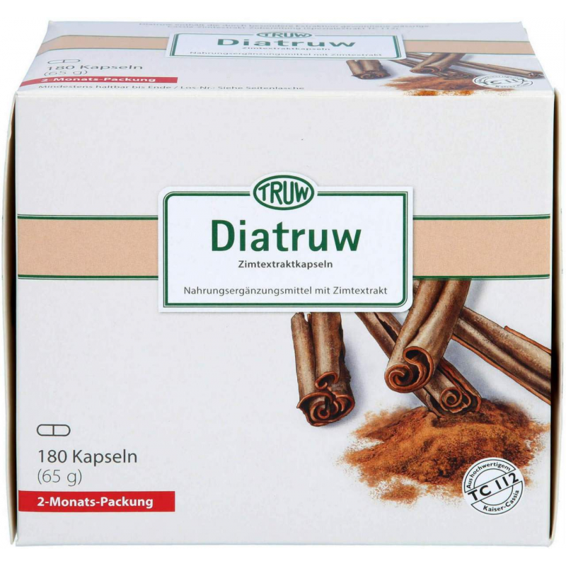 Diatruw Zimtextraktkapseln 180 Stück