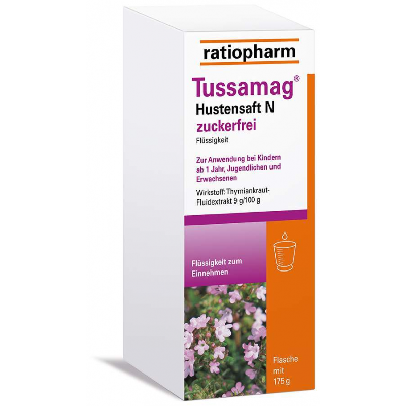 Tussamag Hustensaft N 175 g Saft zuckerfrei